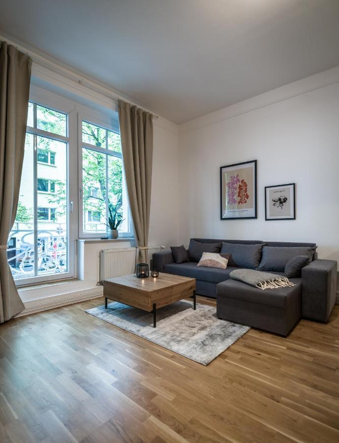 Hochwertige Altbauwohnung Im Modernen Stil In Wiesbaden - Kueche - Terrasse - Wlan - Zentral Экстерьер фото